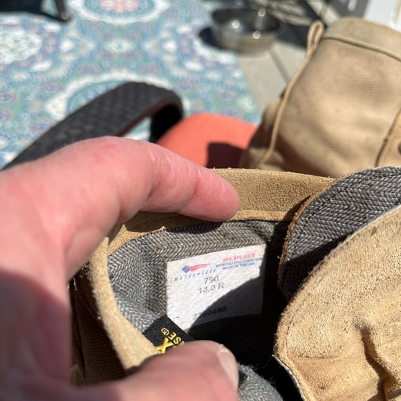 Pair of Belleville insulated Military boots sz 13 - Picture 2 of 4